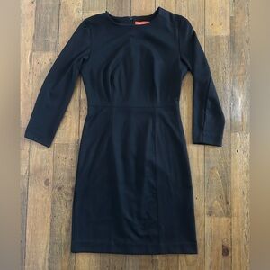 JOE FRESH Black 3/4 sleeves Jersey Cotton Mini  Dress Basic Minimalist Classic